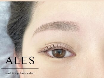 アイラッシュネイルサロン アレス 菊名店(ales)/アイブロウWAX＆まつげパーマ
