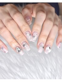 人気アイドルライブ推し活ネイル