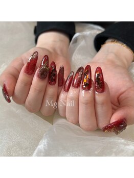エムジーネイル(Mg Nail)/ハートホログラムネイル