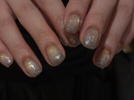夏ネイル　ニュアンス　錦糸町