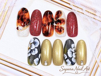 津田沼ネイルサロン サパラ(sapara)/プラチナ定額☆¥6,899 100種☆