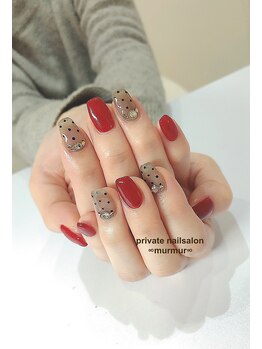 プライベート ネイルサロン マーマ(murmur)/シースルードット