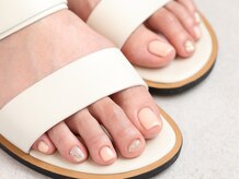 パラ スパ ガーデン 梅田店(para spa GARDEN)/大人シンプルなヌーディーネイル