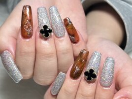 秋ネイル☆べっ甲※アート代別途