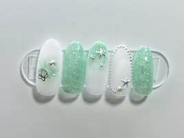 海★チーク★グラデ★囲み