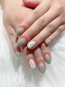 リゾートデバリ(ReSORT de BALI)/グラデーションネイル