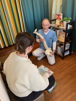 こりとりらくね 長岡京/チェックシートと歪みのチェック