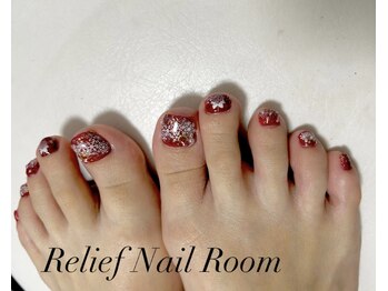 リリーフネイルルーム(RELiEF NAiL ROOM)/フットネイル シンプルコース