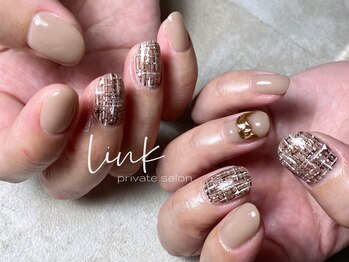 リンク(link)/ツイードネイル