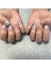 【hand】シンプルコース（アート２～３本） 《ケア込み》　¥6500→¥6000