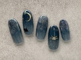 さりげないハロウィンネイル