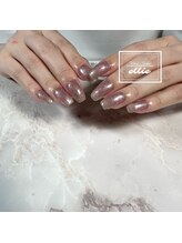 エリー(ellie)/くすみピンクラメワンカラー