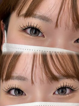 メルシェ(Mershe)の写真/&ヘルシーで自まつ毛のような一体感とまつ毛のボリュームを演出！
