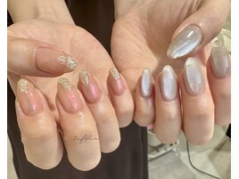 ～ちゅるんアシメネイル～