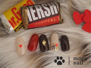 バレンタインネイル/チョコ