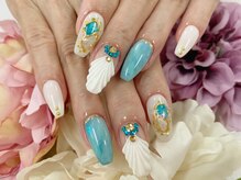 ディーネイル 天王寺(D-nail)/【松崎】夏ネイル☆