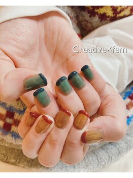 クリエイティブバイフェム(Creative×fem)/オーダーネイル