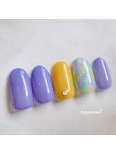 たゆ ネイル(たゆnail)/ニュアンスパープルネイル