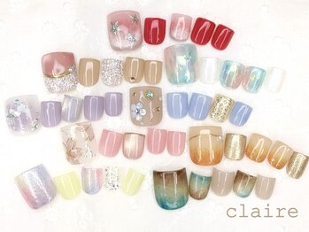 クレール(claire)の写真/スパルーチェを使用した角質ケア(マッサージ付)¥2000☆乾燥したかかともツルスベに♪自信のつく足元に◎