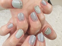 オハナ(OHANA)/blue nail