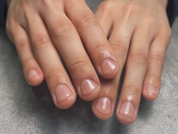 オムネイル 渋谷(HOMME NAIL)/クリアジェル ¥4.400