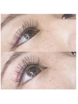 アイラッシュサロン マナ(MANA)/目尻にカラーエクステ