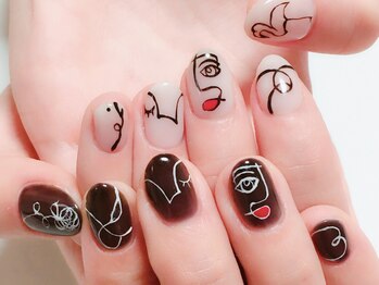 ネイルエルーシェ 立川店(Nail Ercher)/ちぐはぐネイル