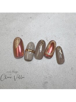 ネイルサロンクリアヴィラ(nail salon clear villa)/Design nuance¥9990