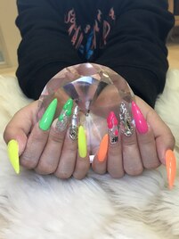 ネオンカラーネイル