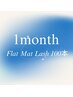 【1ヵ月以内】●フラットマットラッシュ100本までお付け足し ¥4900