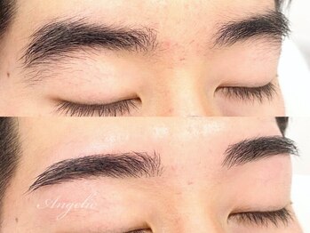 アンジェリック 上大岡店(Angelic)の写真/《予約殺到★メンズ眉毛WAX脱毛》眉毛を整えるだけで一気に垢抜け度アップ！デザインのお悩み相談も◎