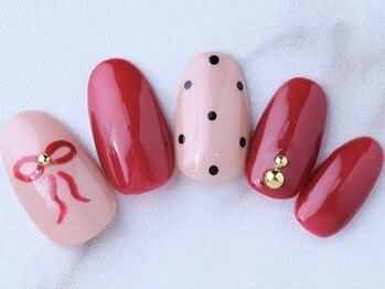 カオネイルピージー 東大和店(KAONAILpg)の写真/《短時間×高品質!》お仕事や家事で忙しい方に♪60分仕上げOK☆店長限定◎ワンカラー時短コース¥6,700~