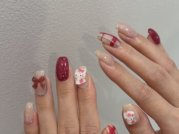 プラス サード(Plus 3rd)/チェック×リボン　bymarina.a