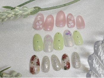 4月マンスリー/定額ネイル