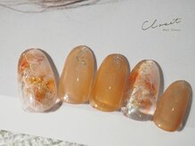 ネイルクローゼット(Nail Closet)/4月 &nbsp;Design　大人オレンジ
