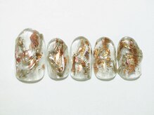 ネイルサロン ドレリッチ 大宮店(drerich)/【6990】ニュアンスホイルミラー