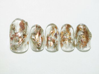 ネイルサロン ドレリッチ 大宮店(drerich)/【6990】ニュアンスホイルミラー