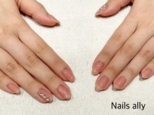 ネイルズアリー 立川店(Nails ally)/オフィスネイル×ストーン×秋