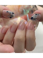 ネイルズフォーユー(Nails 4 U)/ミラーフラワーアート