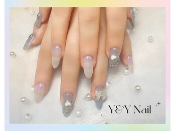 ワイアンドワイ(Y&Y)/2色アレンジ自由+チップ長さ出し