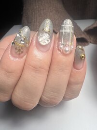 クリスマスネイル