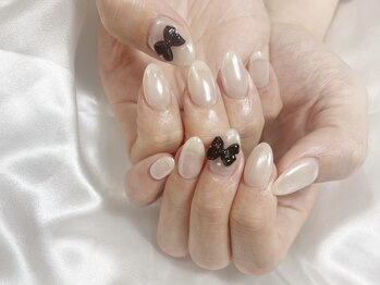 レアリゼ ネイル(Realiser nail)/ミラー&リボンネイル