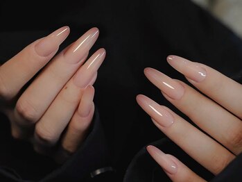 ダークハニー 池袋店(Dark Honey)/ナチュラルで綺麗なロングネイル