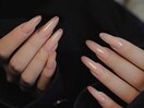 ナチュラルで綺麗なロングネイル