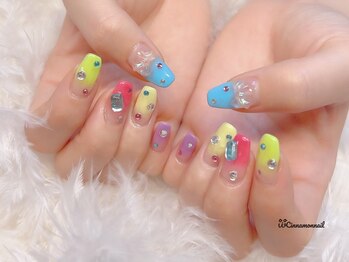 シナモンネイル(cinnamonnail)/カラフルネイル