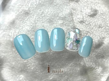 アイネイルズ 町田店(I nails)/シンプルシェルネイル7480円