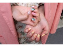 ネイルサロン レインボー(Nail Salon Rainbow)/ニュアンスアシンメトリー
