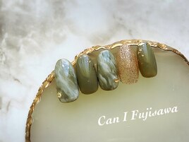 抹茶ラテネイル