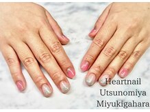 はあとねいる 宇都宮御幸ヶ原店/【通常】ピンクラメネイル