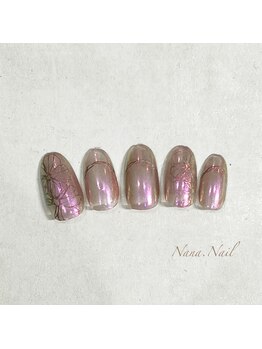 ナナネイル(Nana.Nail)/オーロラ×ニュアンスネイル